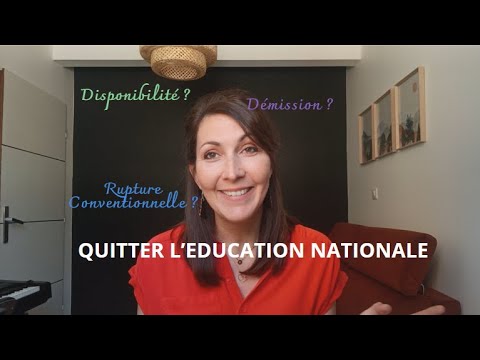 #1 - J'ai quitté l'éducation nationale - Mon expérience