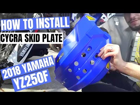 How To Install a Cycra Skid Plate on a Yamaha YZ250F