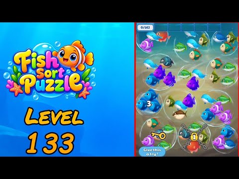 Fish Sort Puzzle Level 133 Walkthrough thumbnail