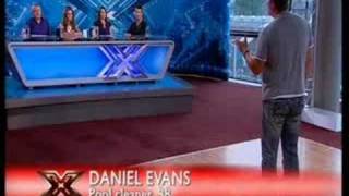 X Factor Danny Daniel Evans makes Cheryl Cole cry.