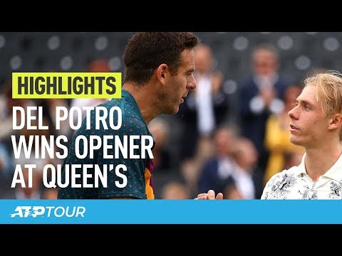 Теннис Del Potro, Wawrinka Advance At Queen's | HIGHLIGHTS | ATP