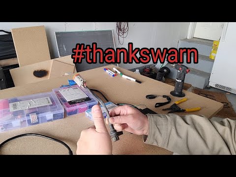 Harbor Freight controller on a Warn Winch? Yes, it works. Here's how. #thankswarn