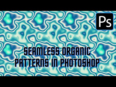 Photoshop - Organic Pattern - seamless repeating pattern