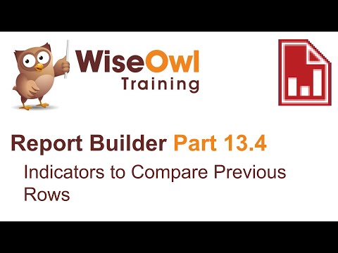 SSRS Report Builder Part 13.4 - Indicators to Compare Previous Rows
