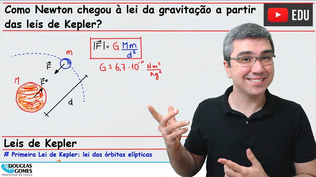 Gravitação: como Newton construiu sua lei a partir de Kepler