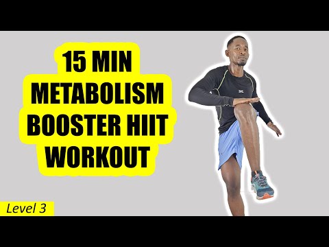 15-Min HOME HIIT WORKOUT for FAST FAT LOSS No Equipment - Metabolic Booster