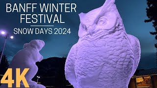 Banff Winter Festival | Snow Days 2024 | Snow Sculptures | Winter Activities | Banff National Park gameplay video by alucas, 15:51 duration