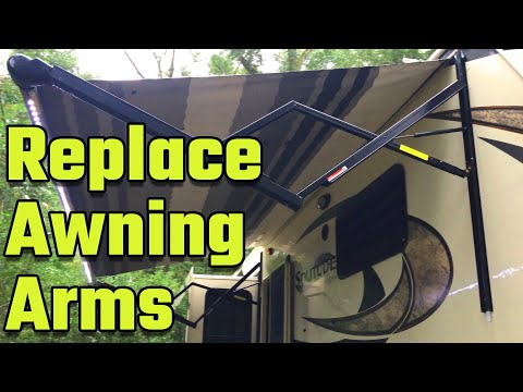 DIY How to Fix Your RV Awning Part 2 (RV Living Full Time)