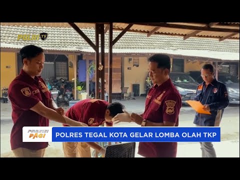 POLRES TEGAL KOTA GELAR LOMBA OLAH TKP, TINGKATKAN KEMAMPUAN PERSONEL RESKRIM