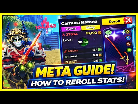 Noob To PRO | META Stats Explained 🔥 How to REROLL STATS in Solo Hunters (Roblox)