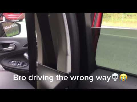I’m not joking he is driving the wrong way :*(