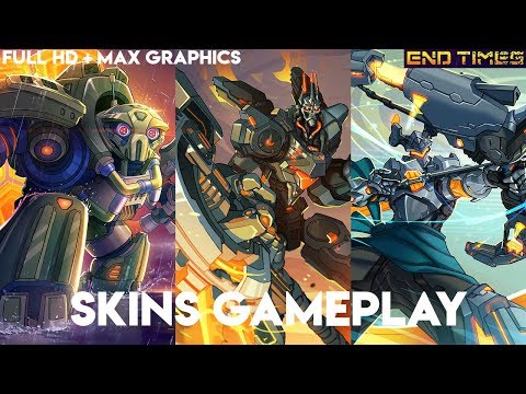 END TIMES SKINS GAMEPLAY | PALADINS 2.02!!
