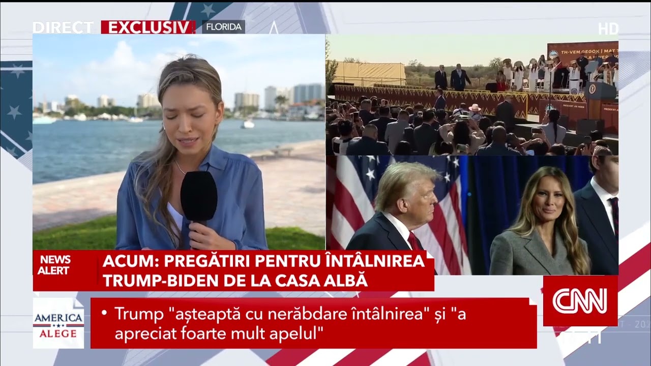 Donald Trump a acceptat invitația la Casa Albă făcută de Joe Biden