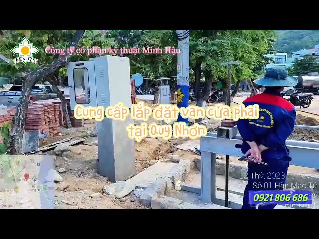 Lắp đặt van cửa phai tại phường Ghềnh Ráng – TP. Quy Nhơn