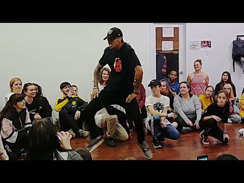 Larry Bourgeois Final Choreo & Freestyle - Les Twins Montreal Workshop 2019