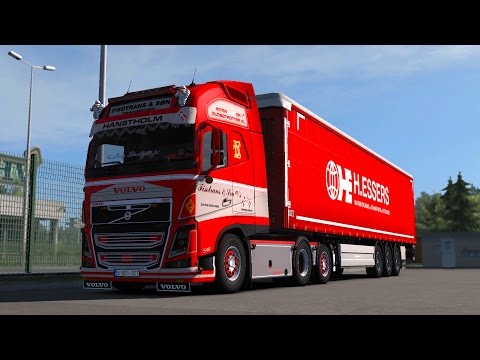 ETS 2 1.27 - Volvo FH16 540 Fisotrans & Søn - Trip: Limoges - Clermond