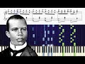 How to play The Entertainer by Scott Joplin on piano