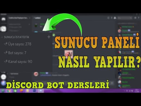 Discord Sunucu Paneli Nasıl Eklenir 2021 - ErensiBot