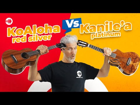 The Battle of the best 2021 #ukuleles! KoAloha Red Silver vs Kanile'a Platinum! 🔥