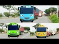 Awawaww Ini Gimana Ceritanya Dump Truck Dan Truk Tangki Bisa Berubah Jadi Tayo Gani Dan Rogi