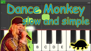 Download lagu Dance Monkey easy piano tutorial... mp3