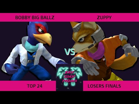 bobby big ballz (Falco) vs. Zuppy (Fox) - ECF 172 Top 24 Losers Finals SSBM
