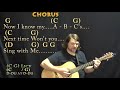 The Alphabet Song (Kid Song) Guitar Cover Lesson in G Major with Chords/Lyrics - Munson
