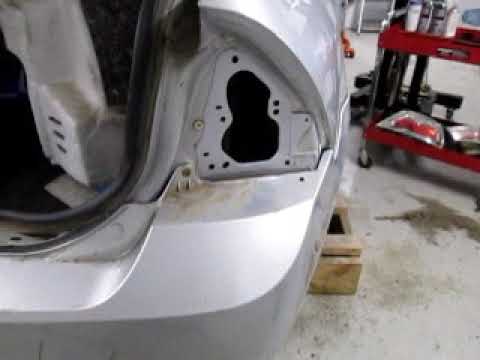 2006 Ford Fusion rear bumper cover removal