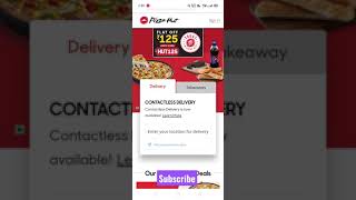 Flat  Rs.125 offer on Pizza Hut #shorts #youtubeshorts #offer #discount #pizzahut #dominos #swiggy