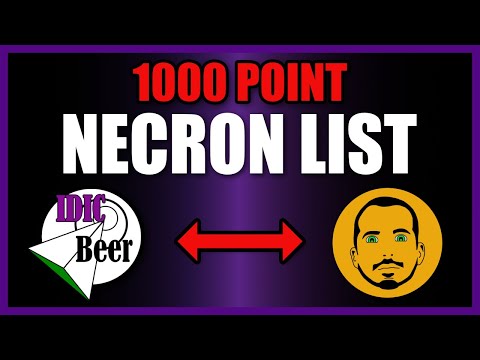 1000 Point "Quirky" Competitive Necron List - Warzone Nephilim - 9th Edition - Warhammer 40k 2022