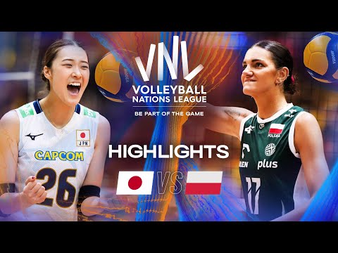 Japan 🇯🇵 vs. Poland 🇵🇱 - Highlights | Week 3 | Women's VNL 2025