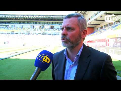Reaction of Jean Willems on the brand new pitch of STVV