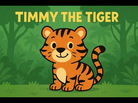 Timmy the Tiger | Jungle Animals Nursery Rhyme