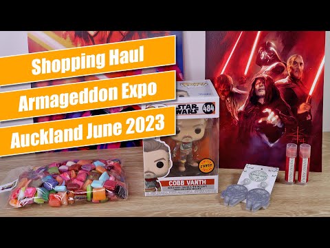 Shopping Haul from Armageddon Expo Auckland June 2023 - Star Wars & More