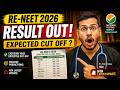 Re Neet 2026 Result Out Expected Cut Off Qualifying Marks