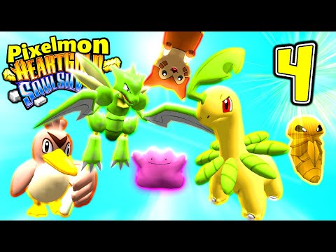 Minecraft Pixelmon HEARTGOLD and SOULSILVER! - Episode 4 (Minecraft Pokemon Mod)