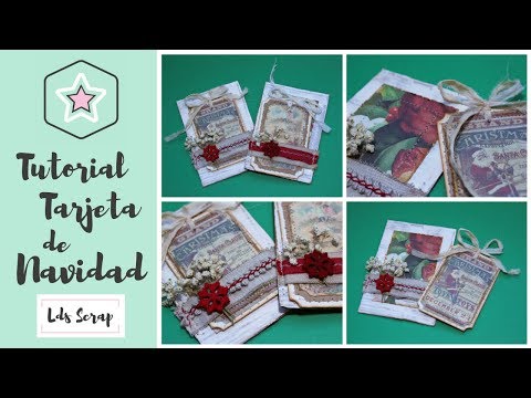 TUTORIAL Tarjeta de Navidad - LDS Scrap
