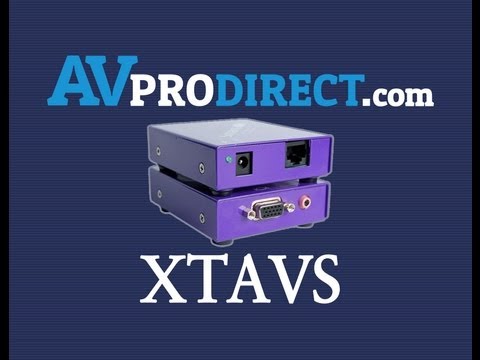 SmartAVI XTAV,Long range VGA video extender over CAT5