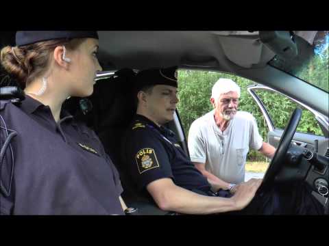 Polisbilen: trafikstopp