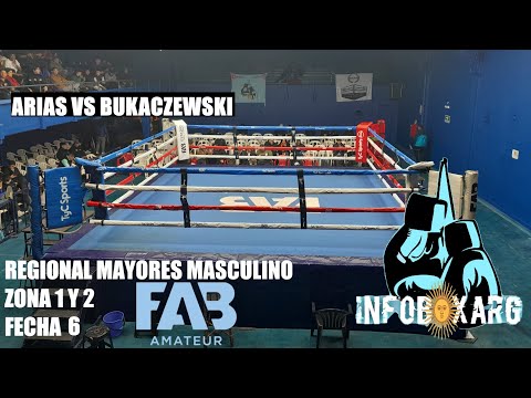 ALAN ARIAS VS ANTONIO BUKACZEWSKI, CATEGORIA 56KG, REGIONAL MAYORES MASCULINO FAB, FECHA 6.