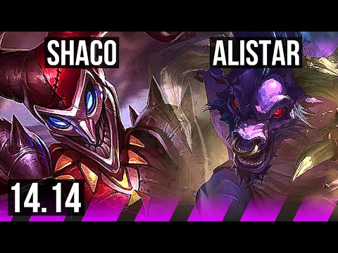 SHACO & Lucian vs ALISTAR & Vayne (SUP) | 700+ games, 6/3/10 | VN Master | 14.14