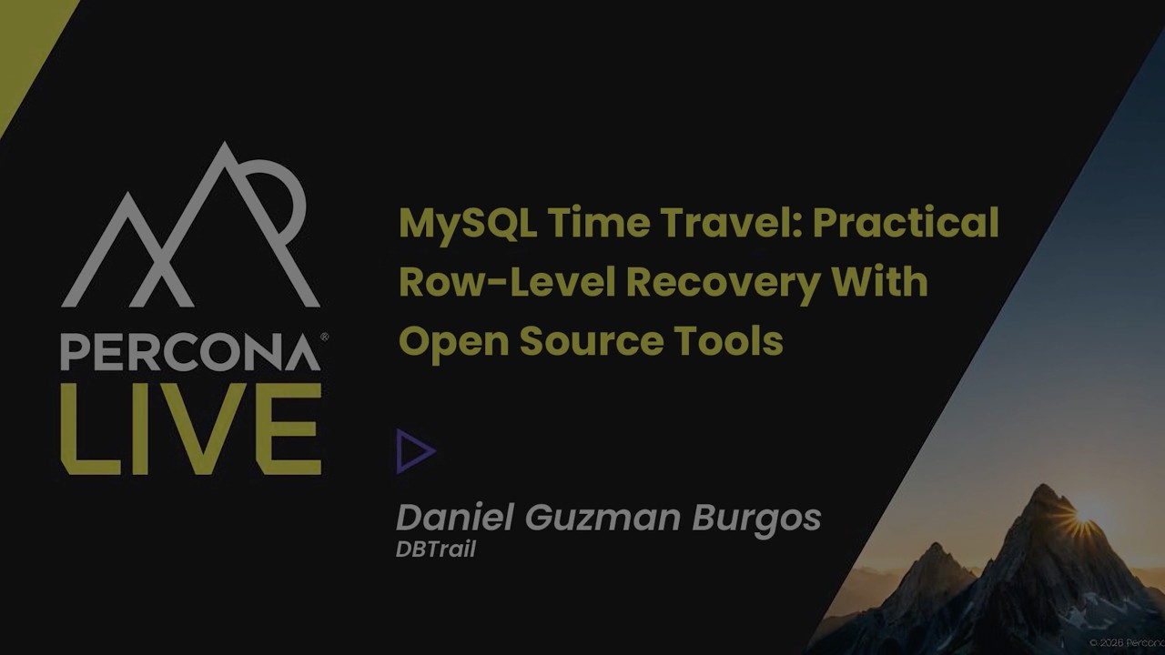 MySQL Time Travel: Practical Row-Level Recovery With Open Source Tools