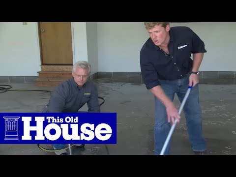 How to epoxy coat a garage floor