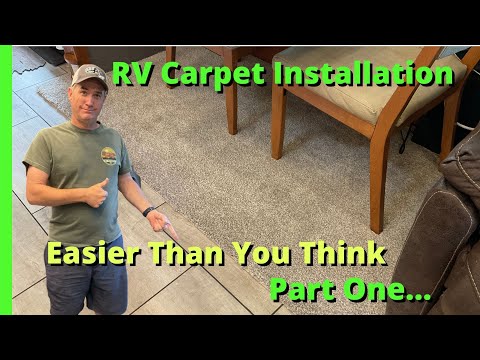 Replacing your RV Carpet, Not as hard as one may think.