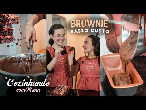 RECEITA BROWNIE baixo custo (faça pra vender) - Cozinhando com Manu & Mayara Petzold