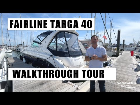 Fairline Targa 40 Walkthrough Tour - Good as it gets in name and boat! Stunning Example!