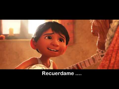 Coco - Recuerdame (Letra - latino)