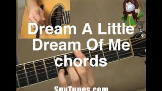 Dream A Little Dream Of Me Chords
