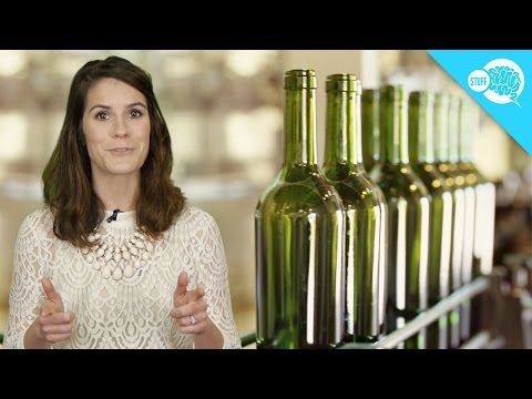 Part of a video titled Why Are Wine Bottles Usually Green? - YouTube