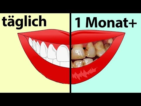 Was passiert, wenn man sich die Zähne nicht mehr putzt?!